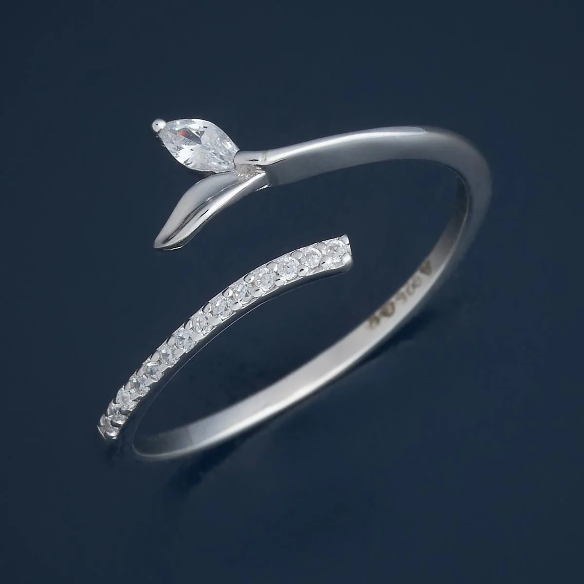 92.5 Silver Finger Ring 182917 - Image 6