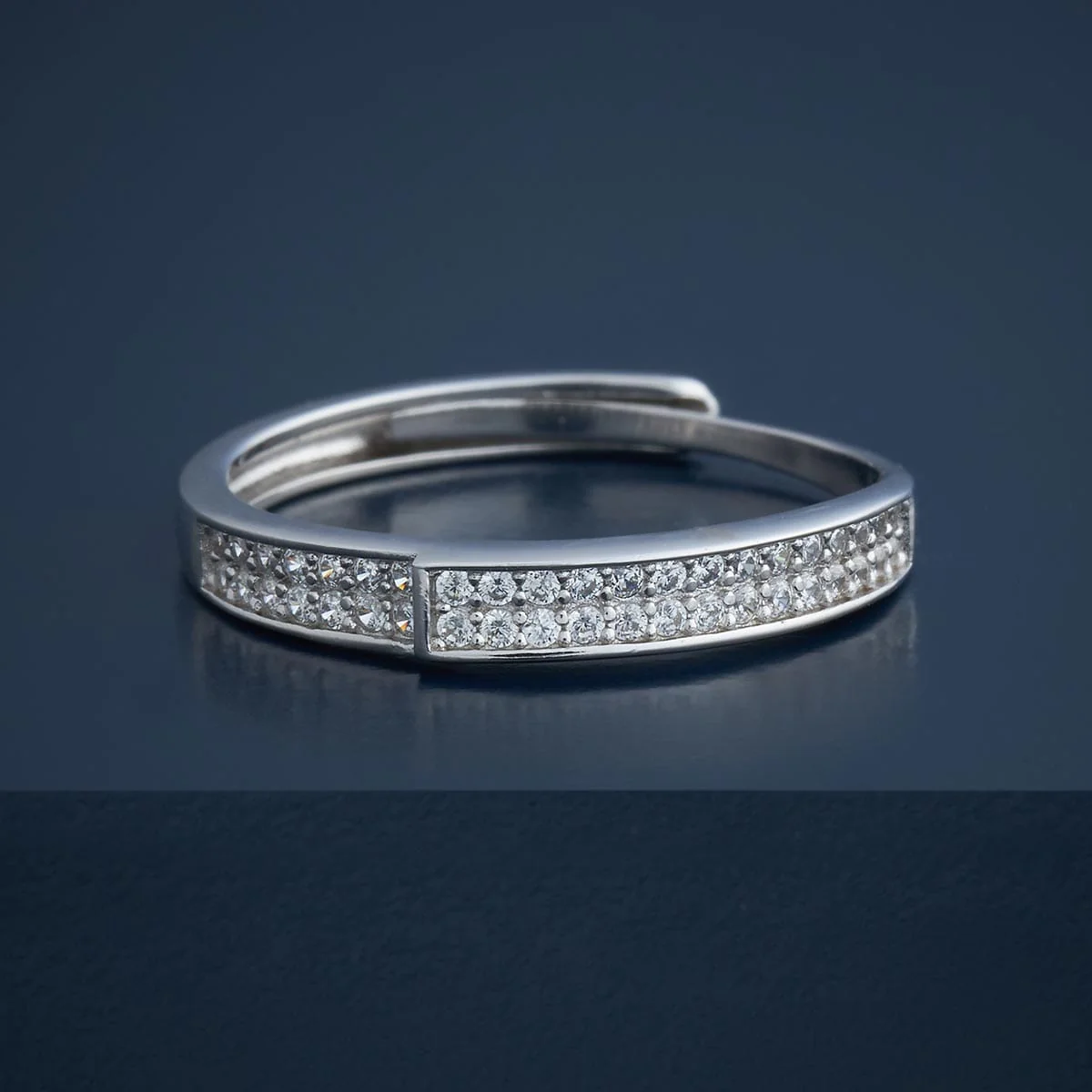 92.5 Silver Finger Ring 182925 - Image 3