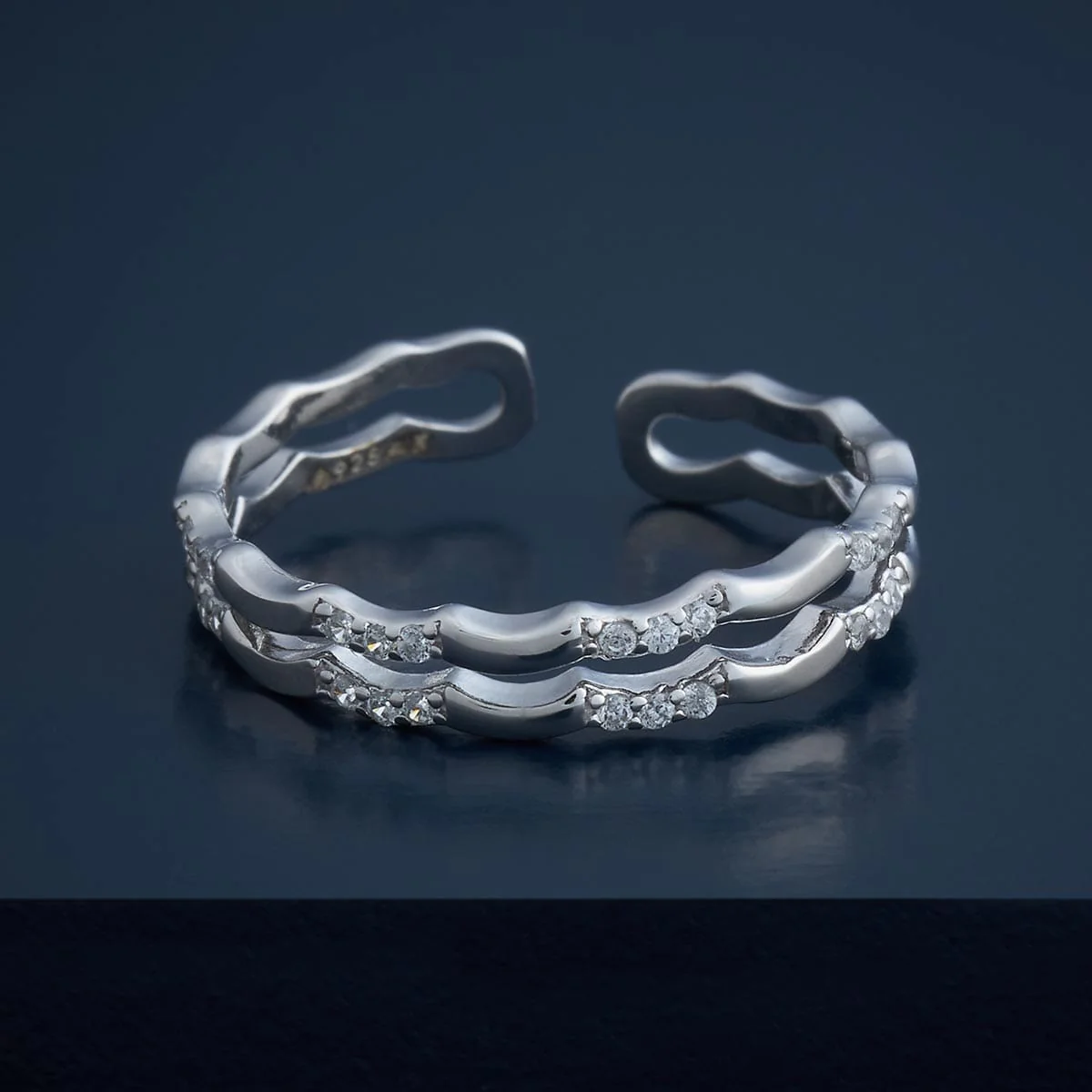 92.5 Silver Finger Ring 182928 - Image 3