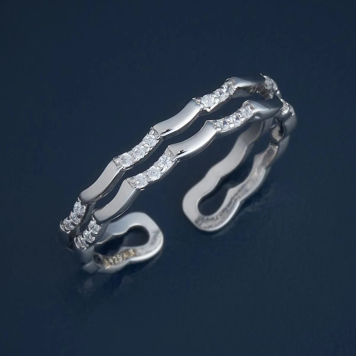 92.5 Silver Finger Ring 182928 - Image 6