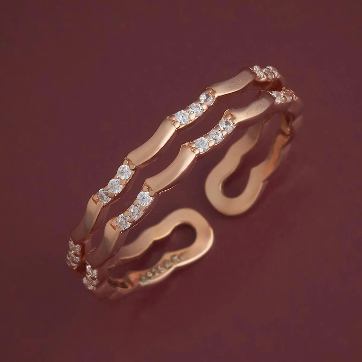 92.5 Silver Finger Ring 182928 - Image 7