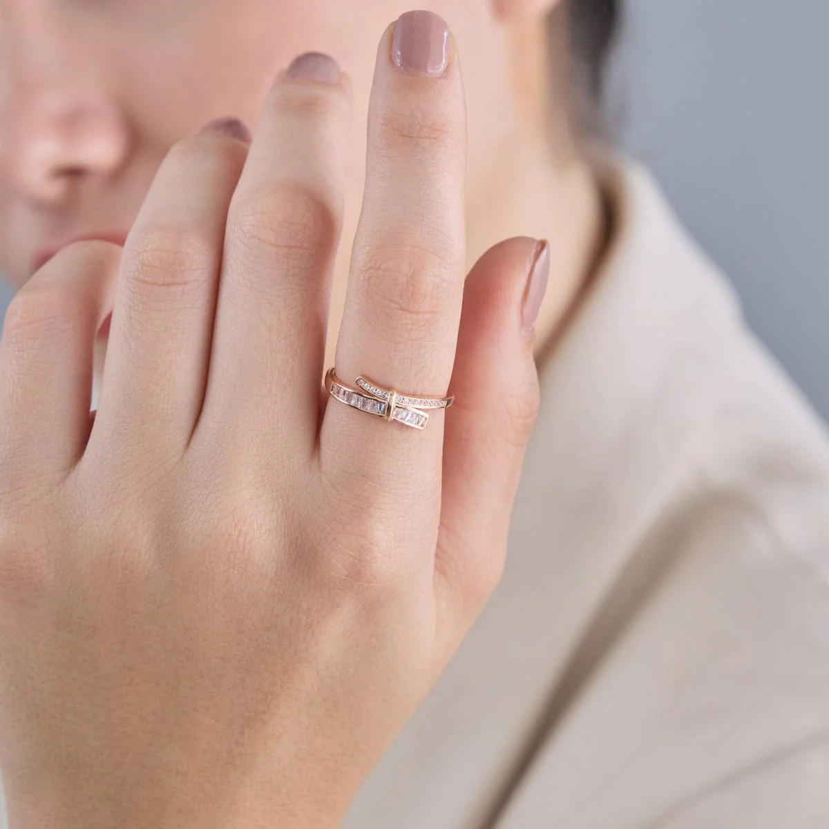 92.5 Silver Finger Ring 182929 - Image 2