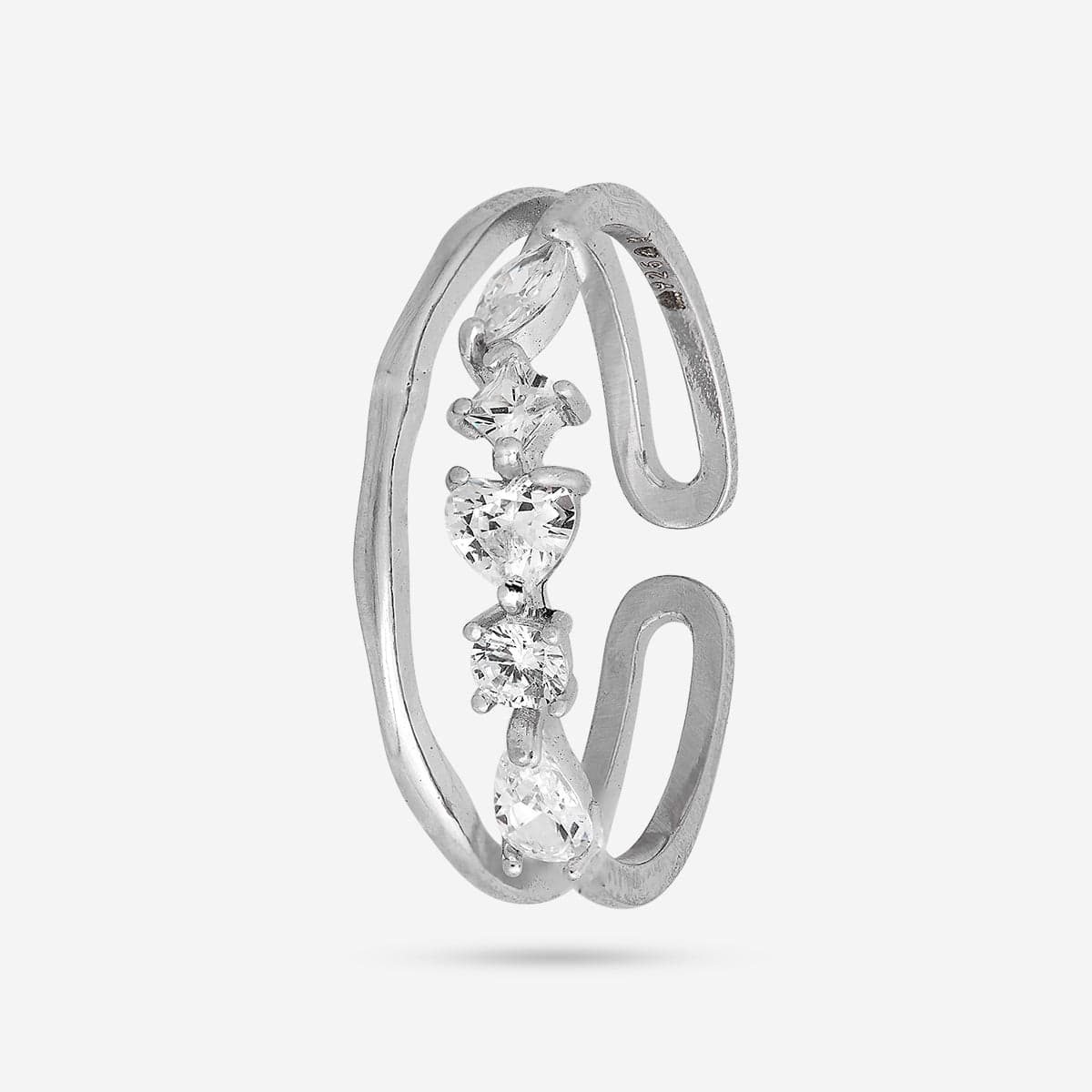 92.5 Silver Finger Ring 188314 - Image 6