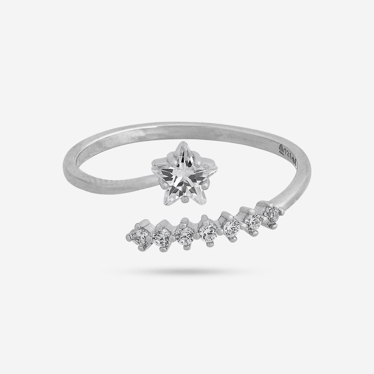 92.5 Silver Finger Ring 188502 - Image 8
