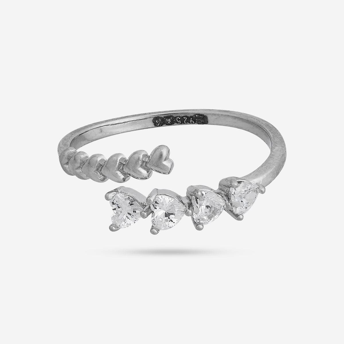 92.5 Silver Finger Ring 188510 - Image 8
