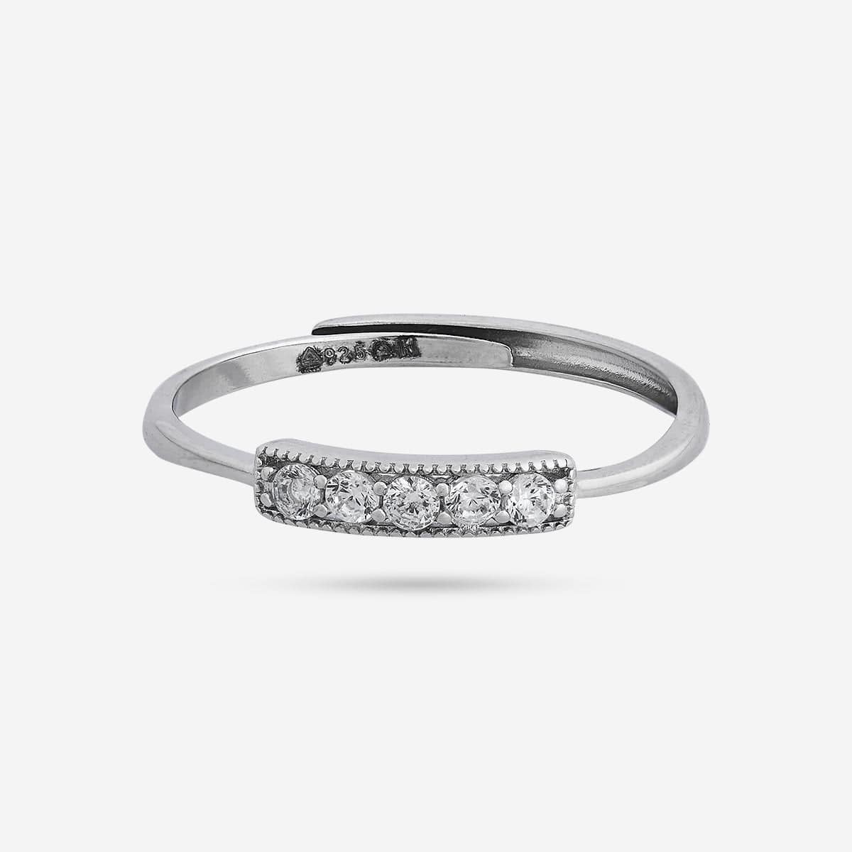 92.5 Silver Finger Ring 188511 - Image 8