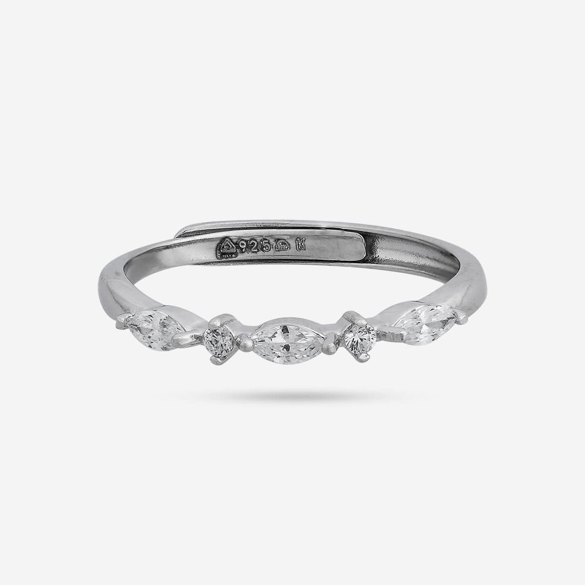 92.5 Silver Finger Ring 188512 - Image 8