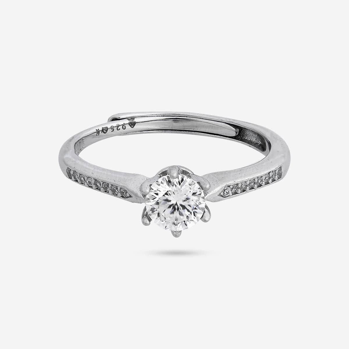 92.5 Silver Finger Ring 188541 - Image 8