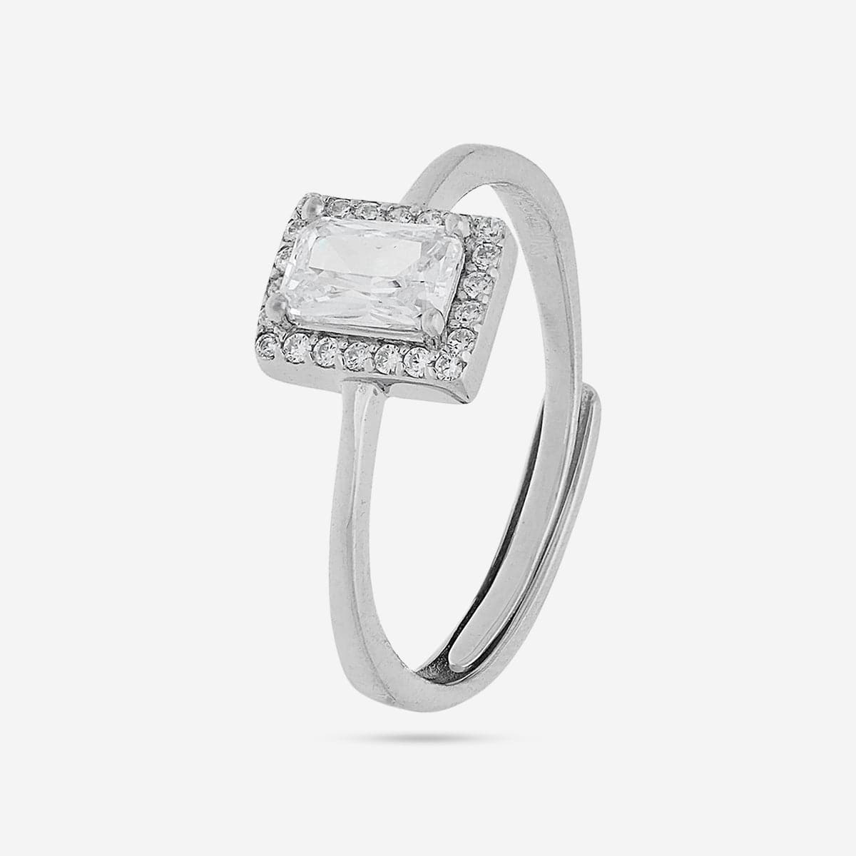 92.5 Silver Finger Ring 191171 - Image 5