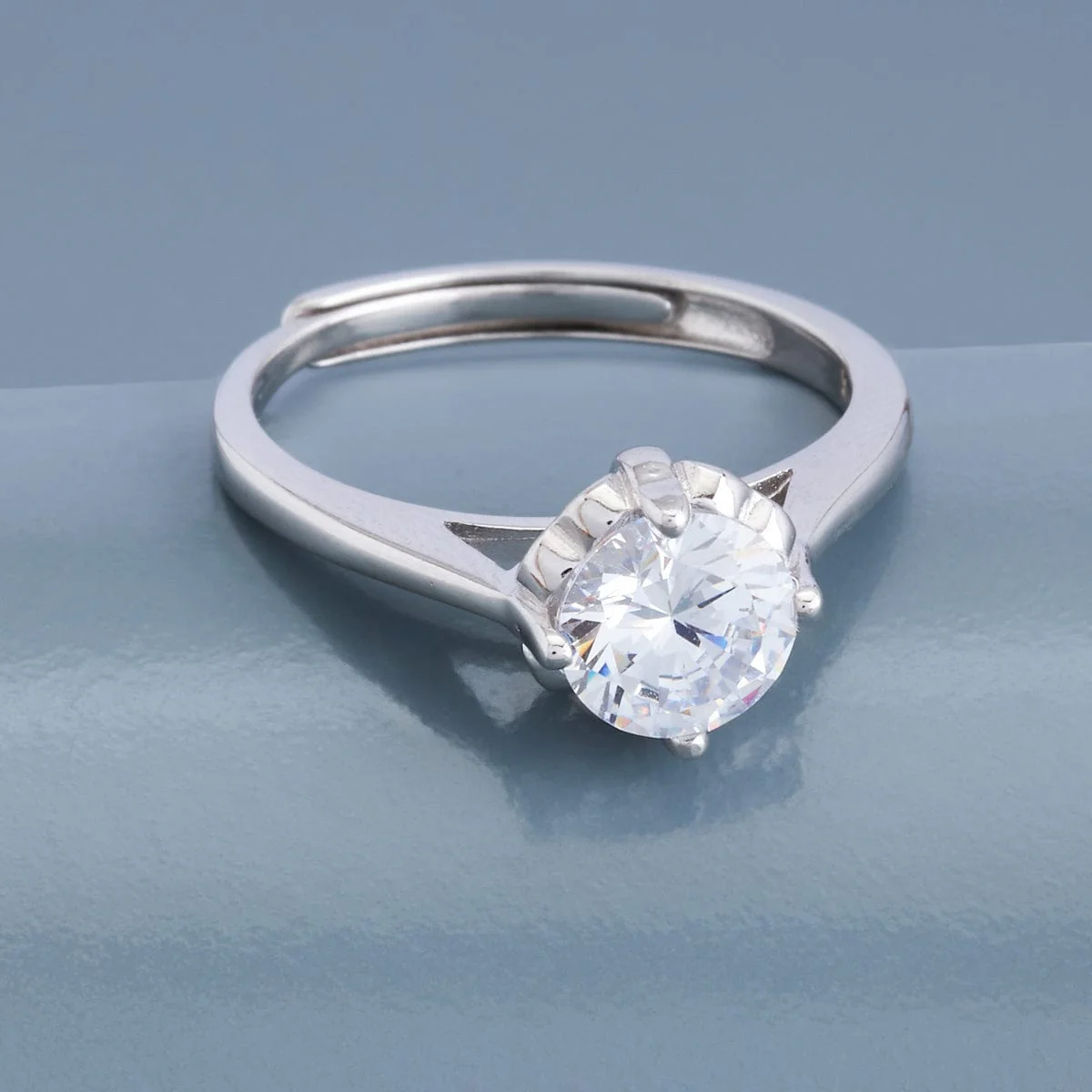 92.5 Silver Finger Ring 191172 - Image 6