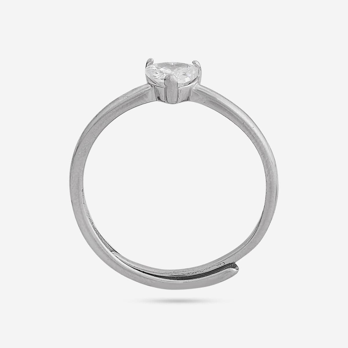 92.5 Silver Finger Ring 191173 - Image 9