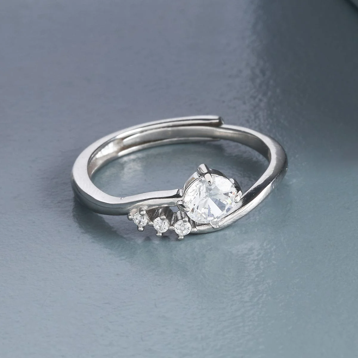 92.5 Silver Finger Ring 191174 - Image 6