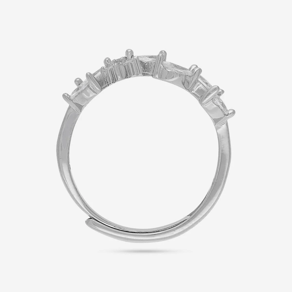 92.5 Silver Finger Ring 191177 - Image 9