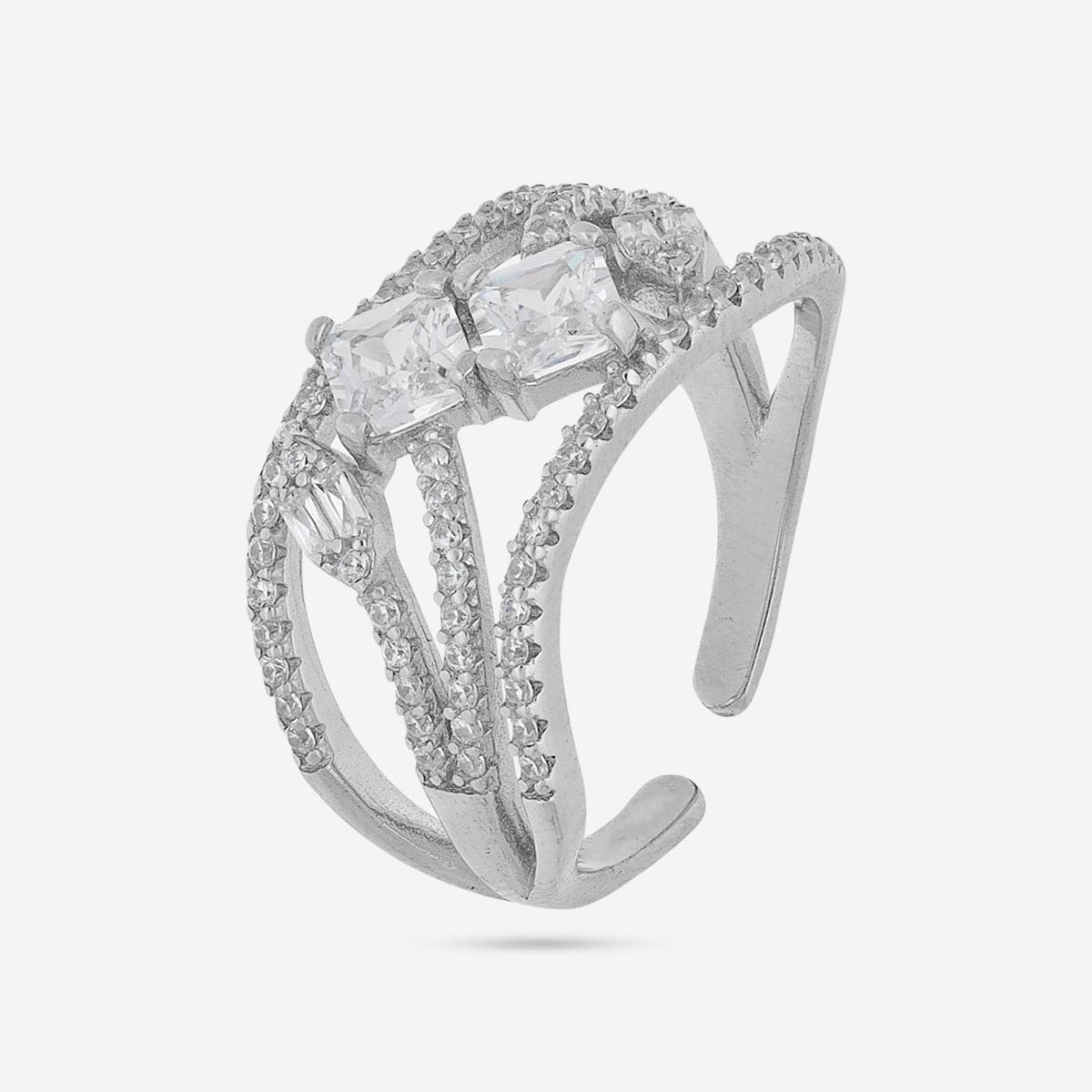92.5 Silver Finger Ring 191179 - Image 6