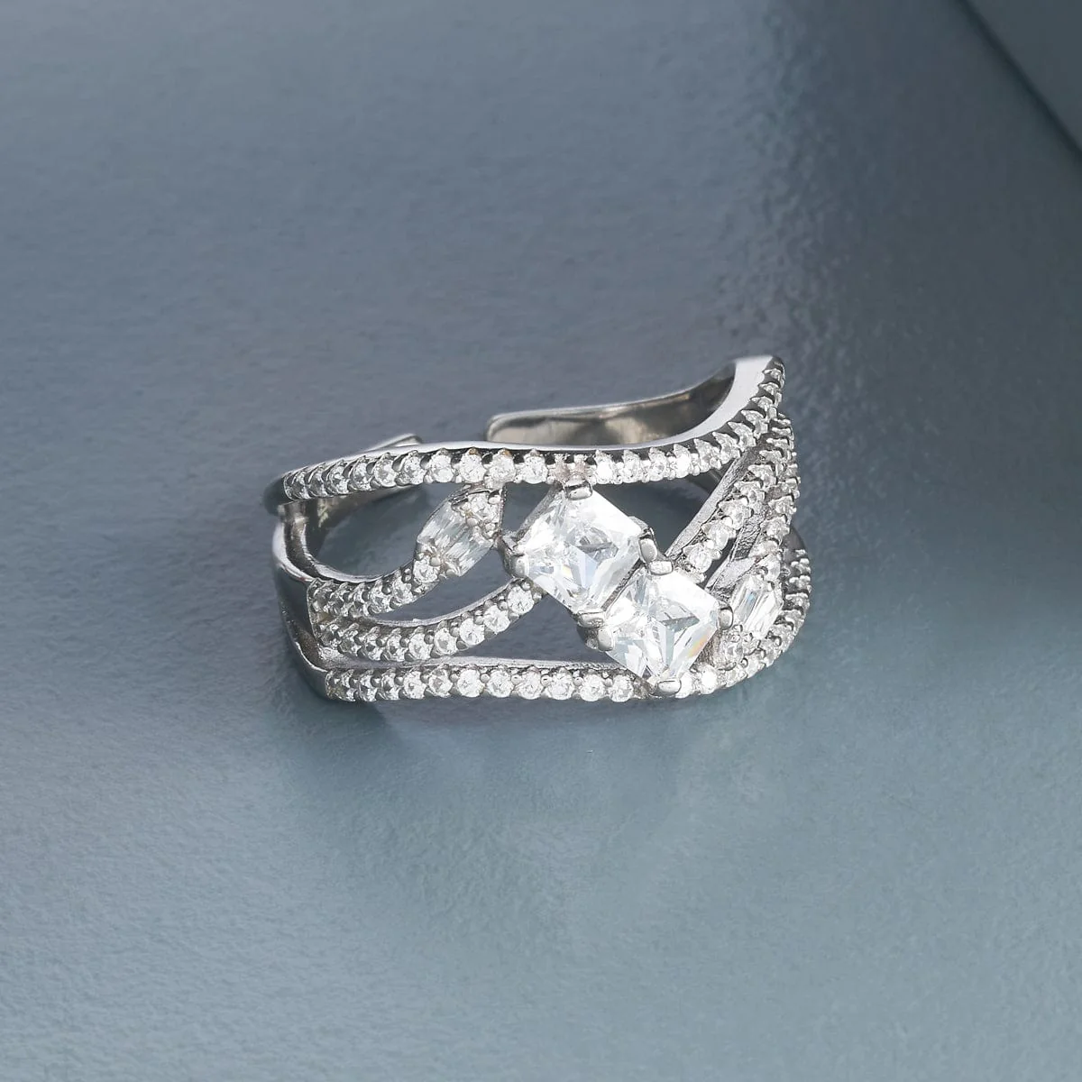 92.5 Silver Finger Ring 191179 - Image 7