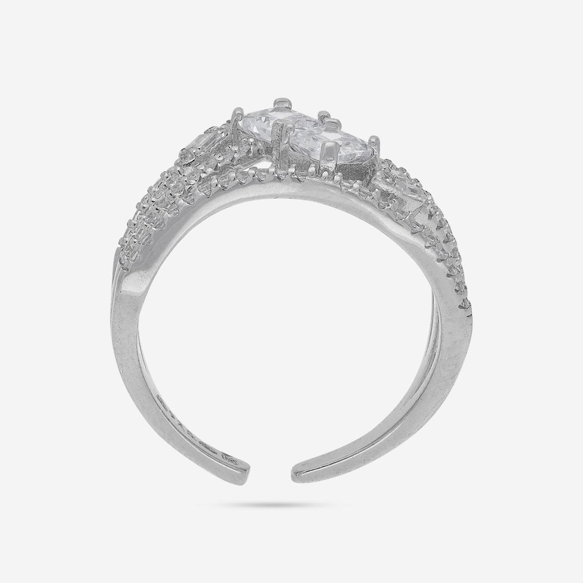 92.5 Silver Finger Ring 191179 - Image 9