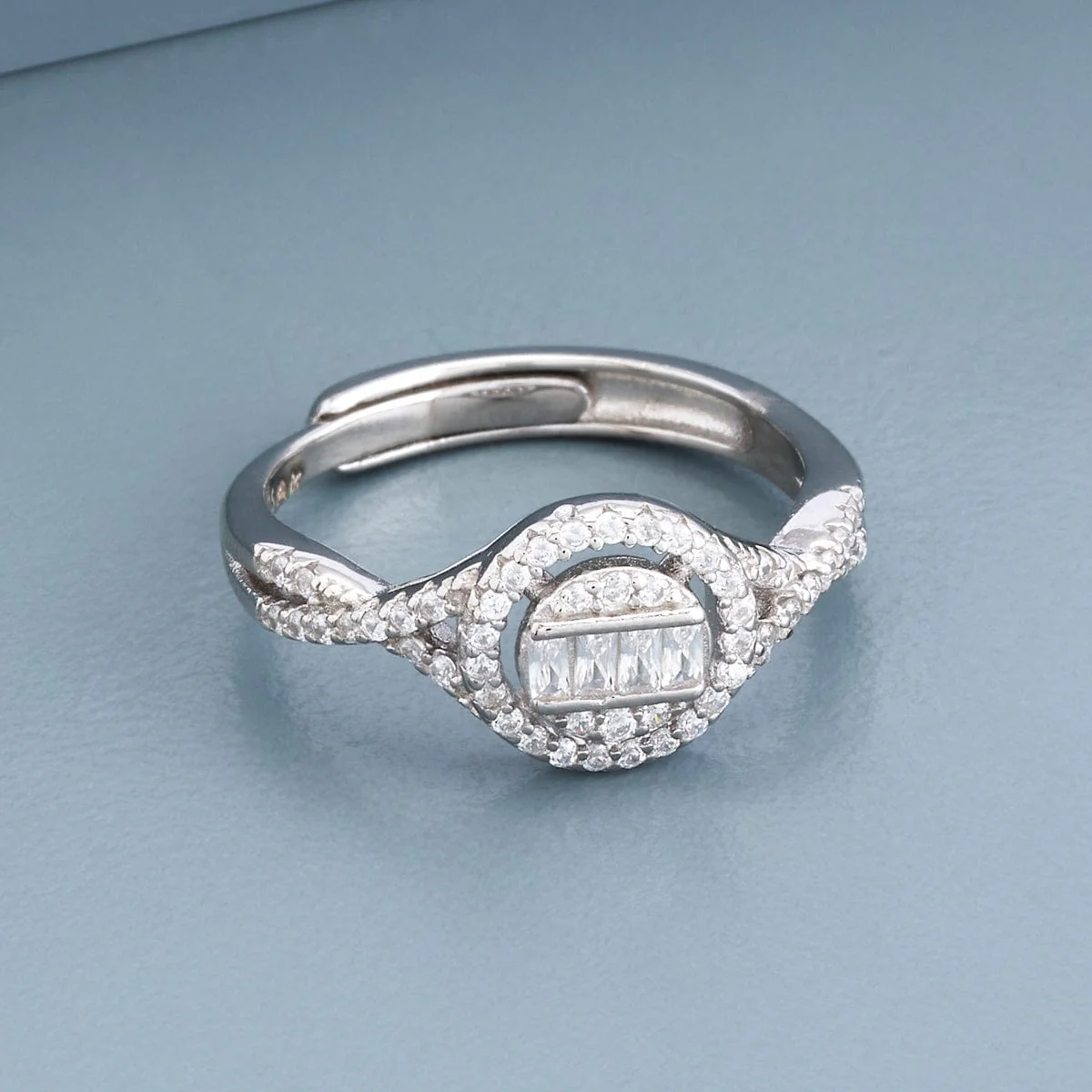 92.5 Silver Finger Ring 191180 - Image 6