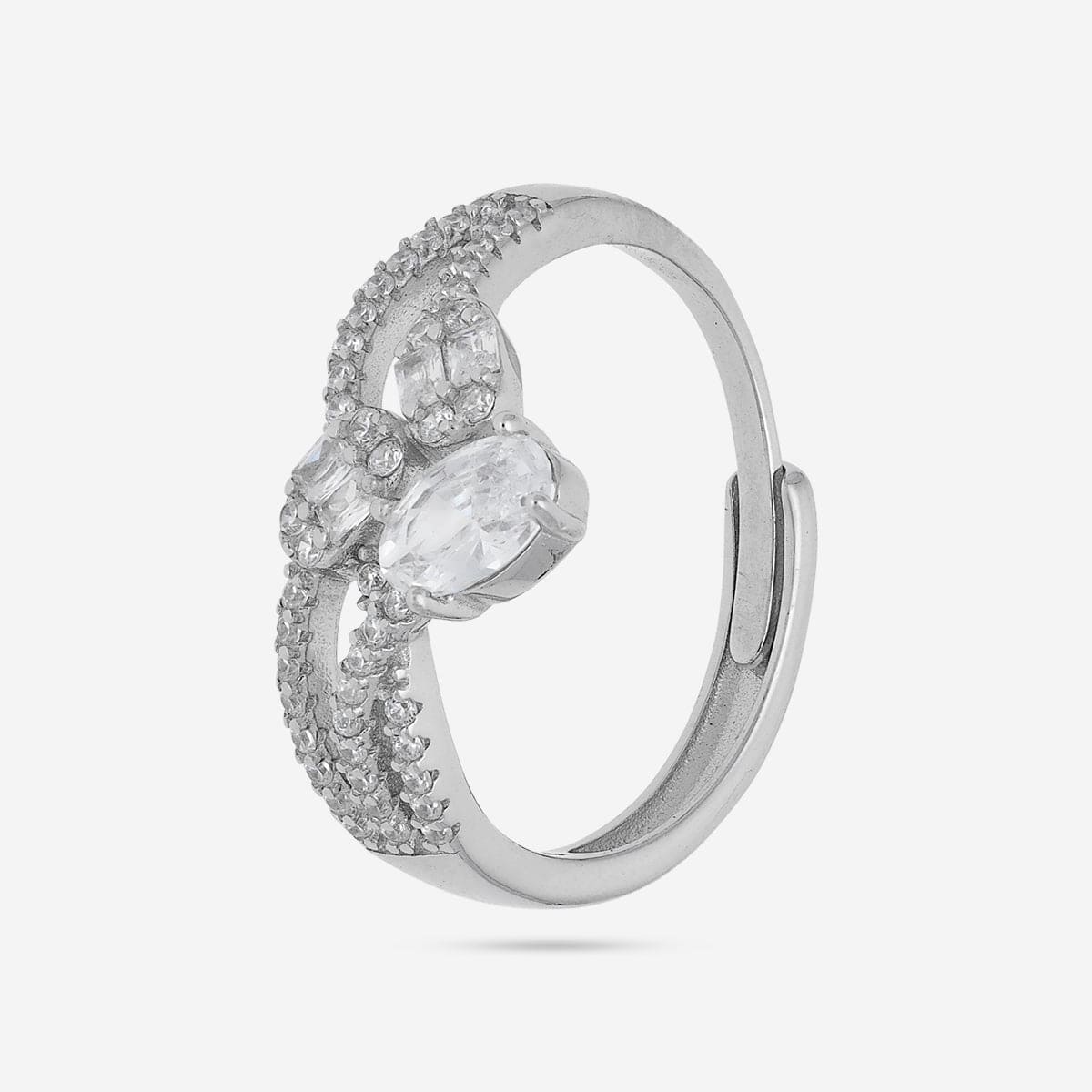 92.5 Silver Finger Ring 191181 - Image 6