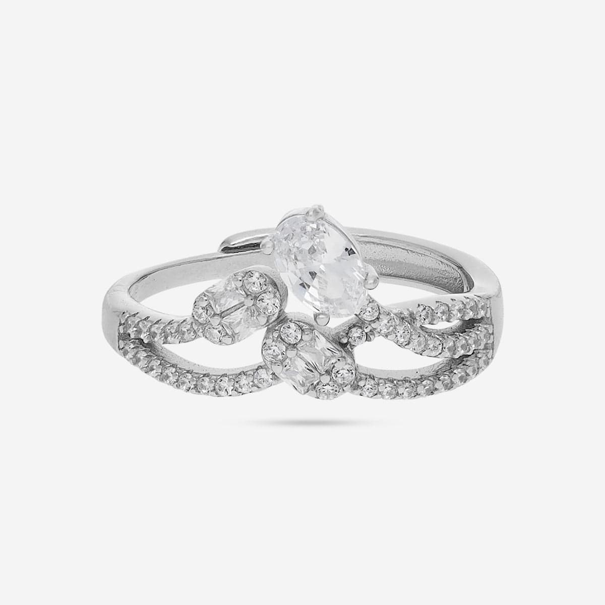 92.5 Silver Finger Ring 191181 - Image 8