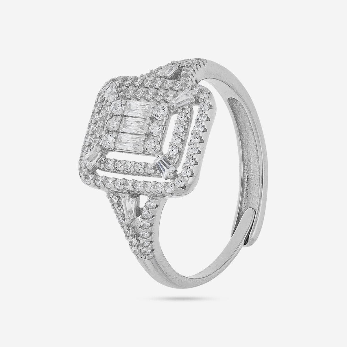 92.5 Silver Finger Ring 191182 - Image 6
