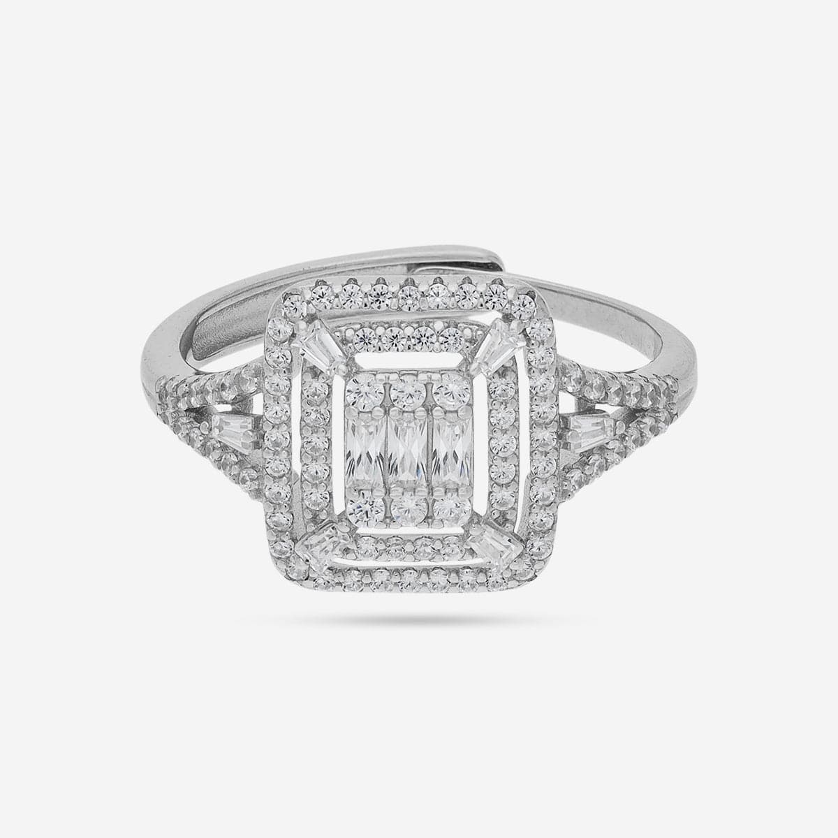 92.5 Silver Finger Ring 191182 - Image 8