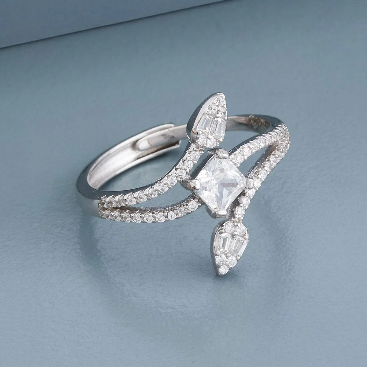 92.5 Silver Finger Ring 191183 - Image 6