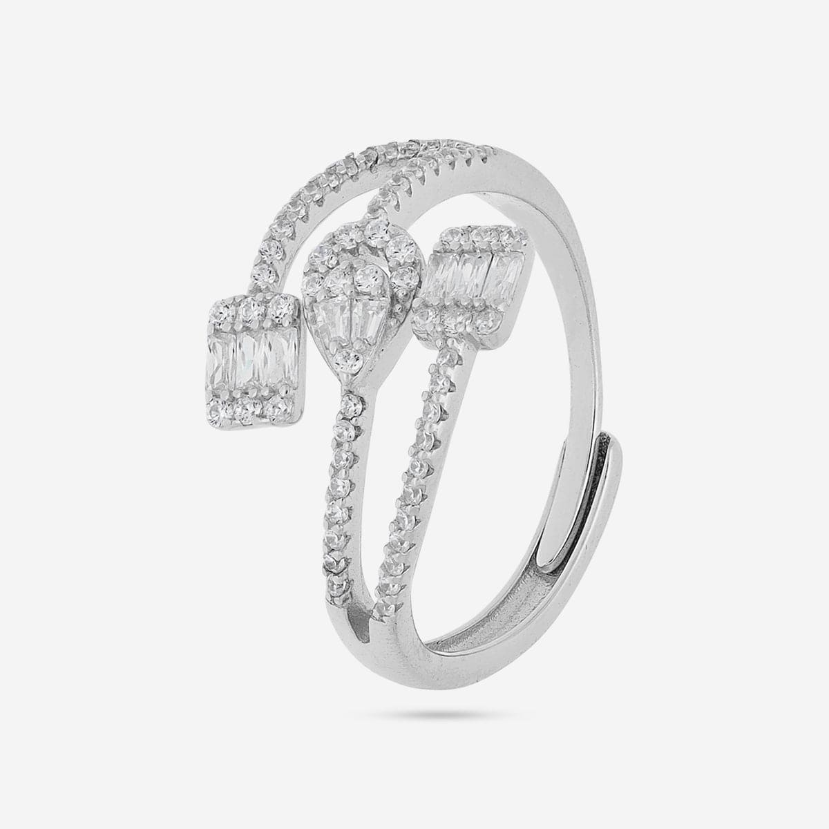 92.5 Silver Finger Ring 191184 - Image 6