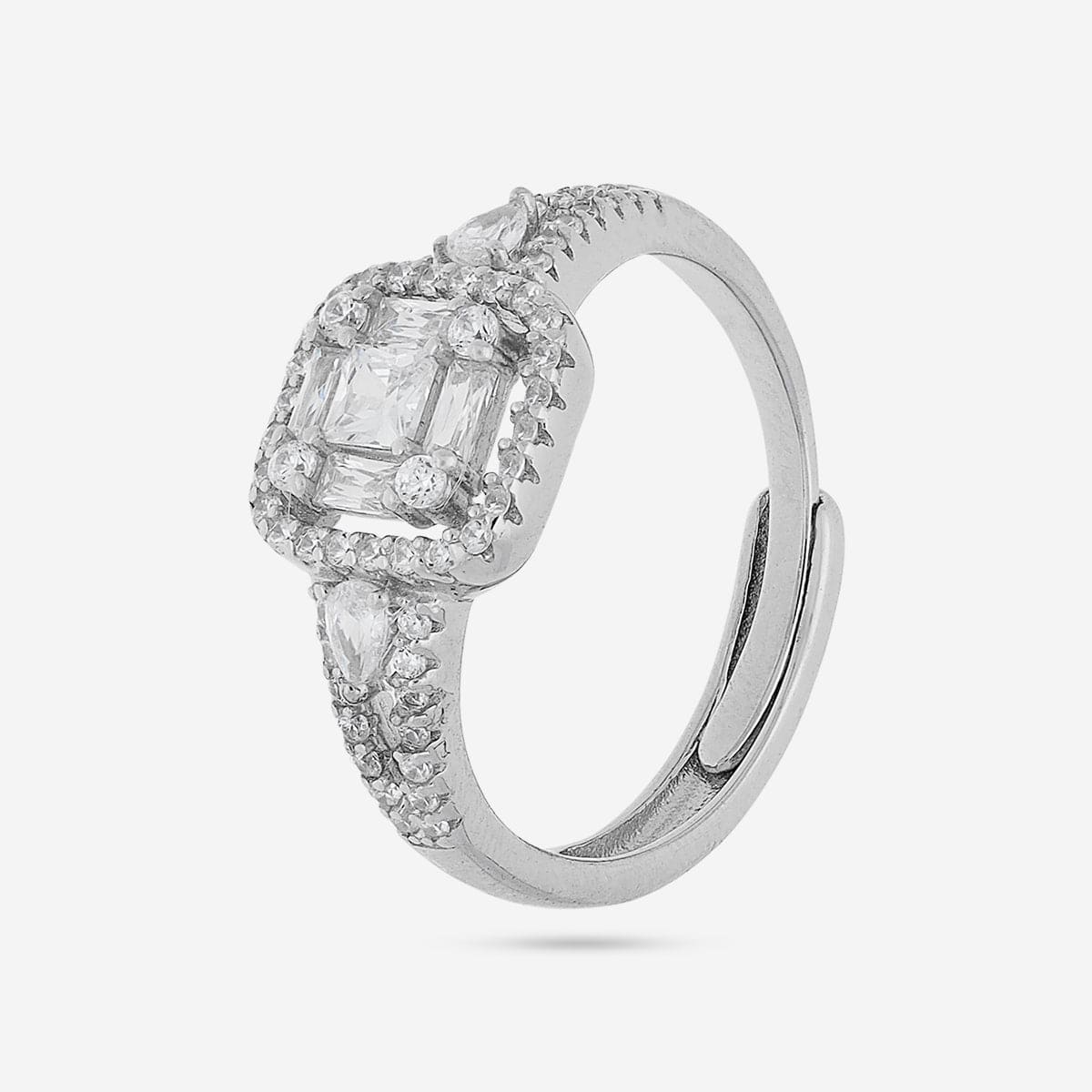 92.5 Silver Finger Ring 191185 - Image 6