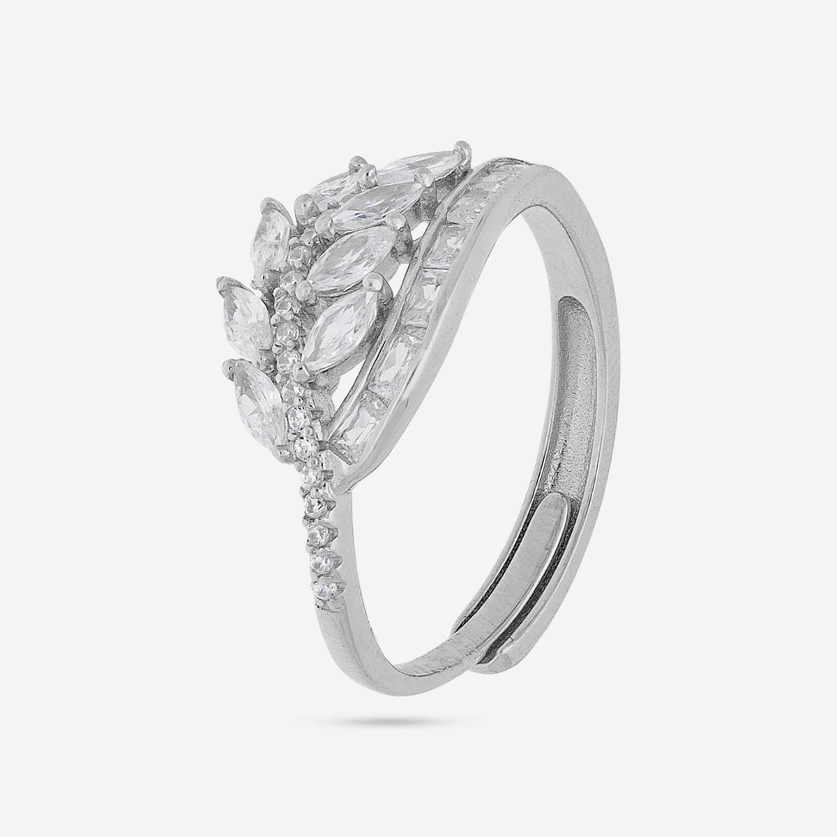 92.5 Silver Finger Ring 191186 - Image 5
