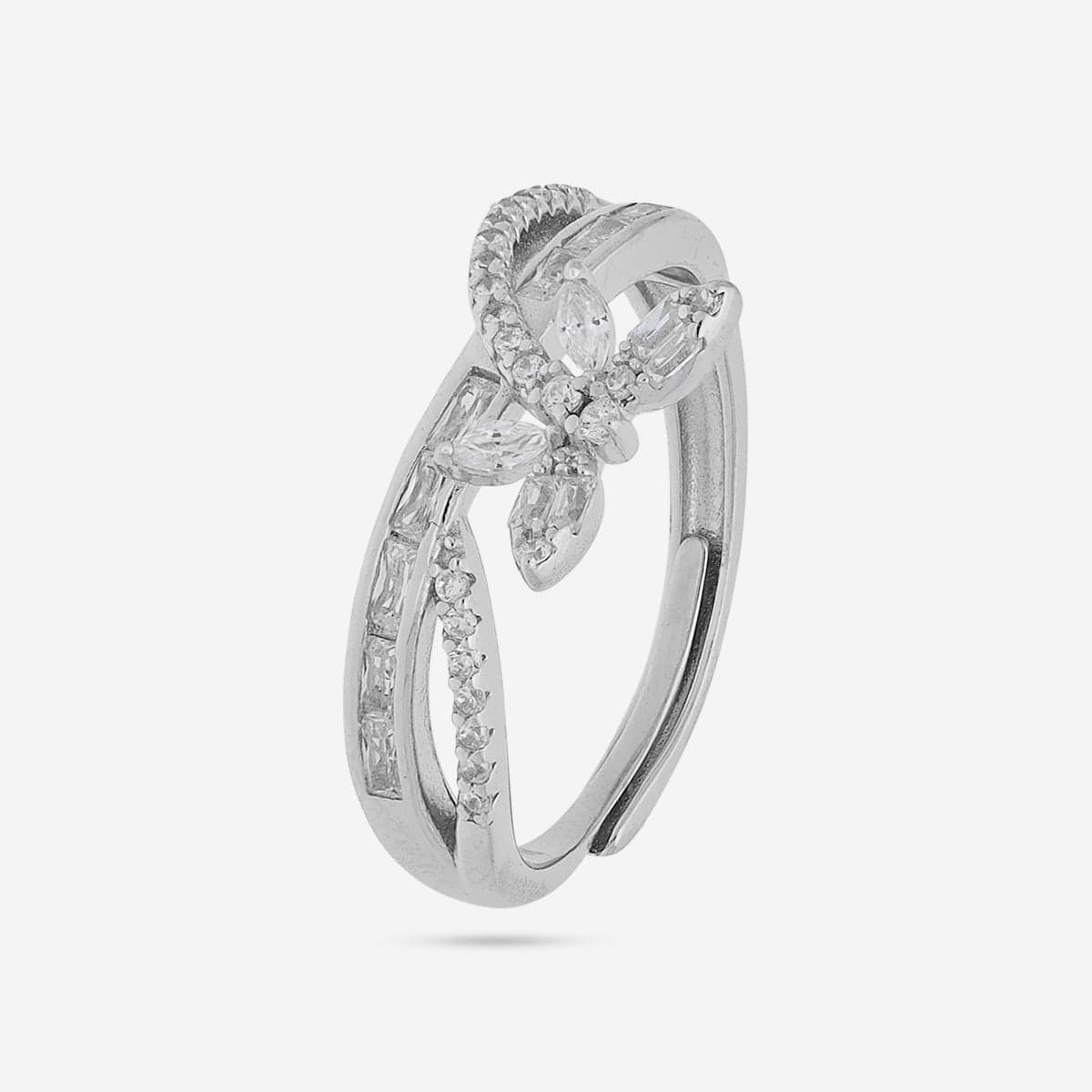 92.5 Silver Finger Ring 191187 - Image 5