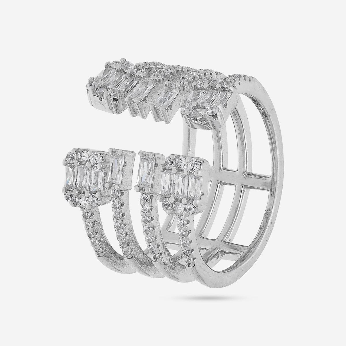 92.5 Silver Finger Ring 191189 - Image 5