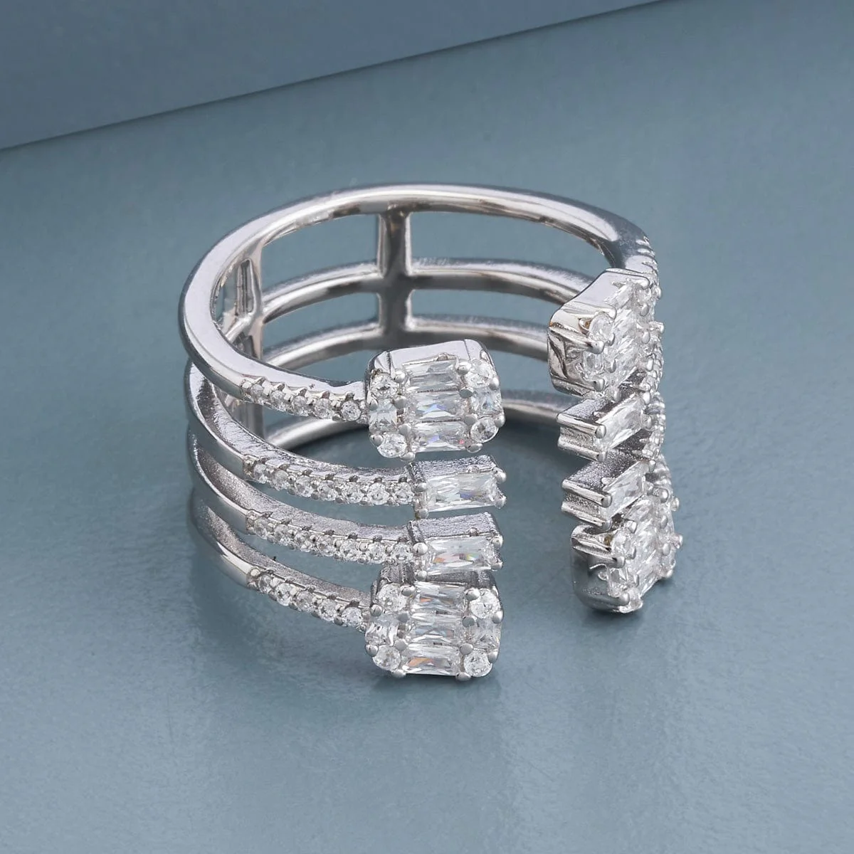 92.5 Silver Finger Ring 191189 - Image 6