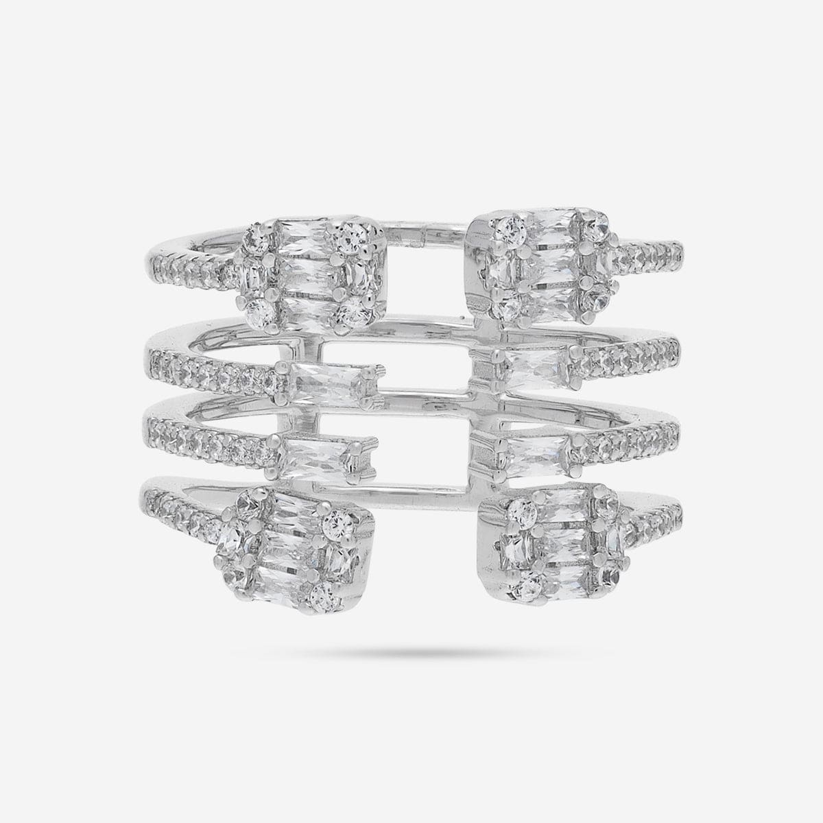 92.5 Silver Finger Ring 191189 - Image 8