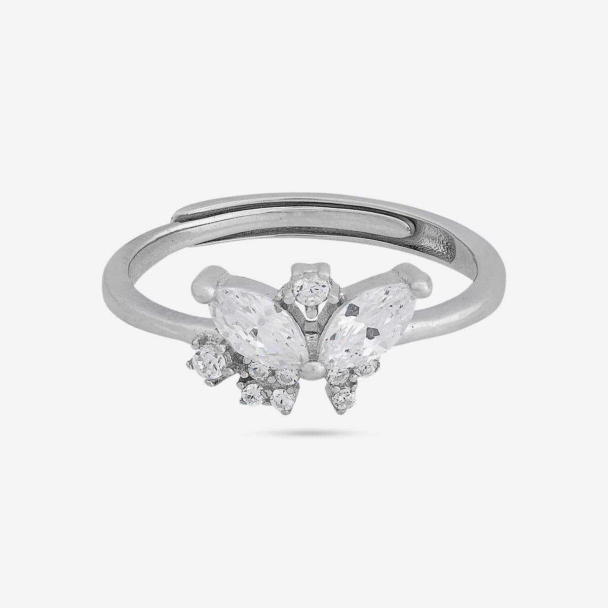 92.5 Silver Finger Ring 191193 - Image 8