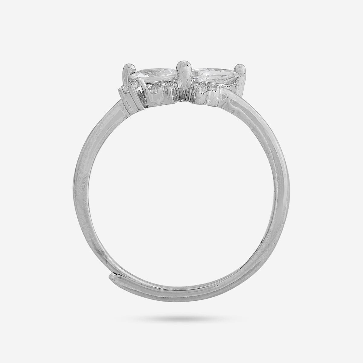 92.5 Silver Finger Ring 191193 - Image 9