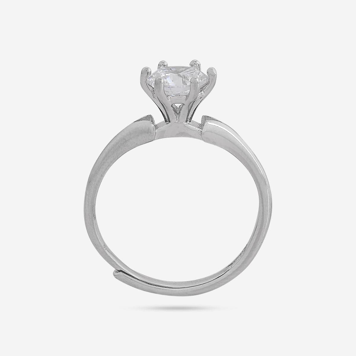 92.5 Silver Finger Ring 191195 - Image 9