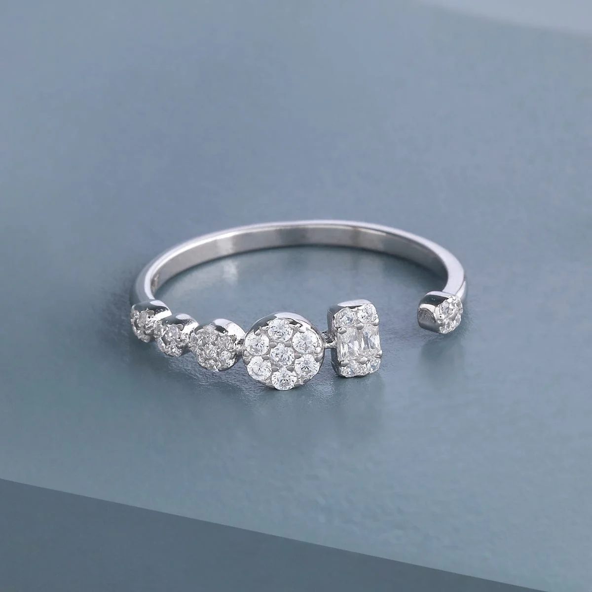 92.5 Silver Finger Ring 191241 - Image 6