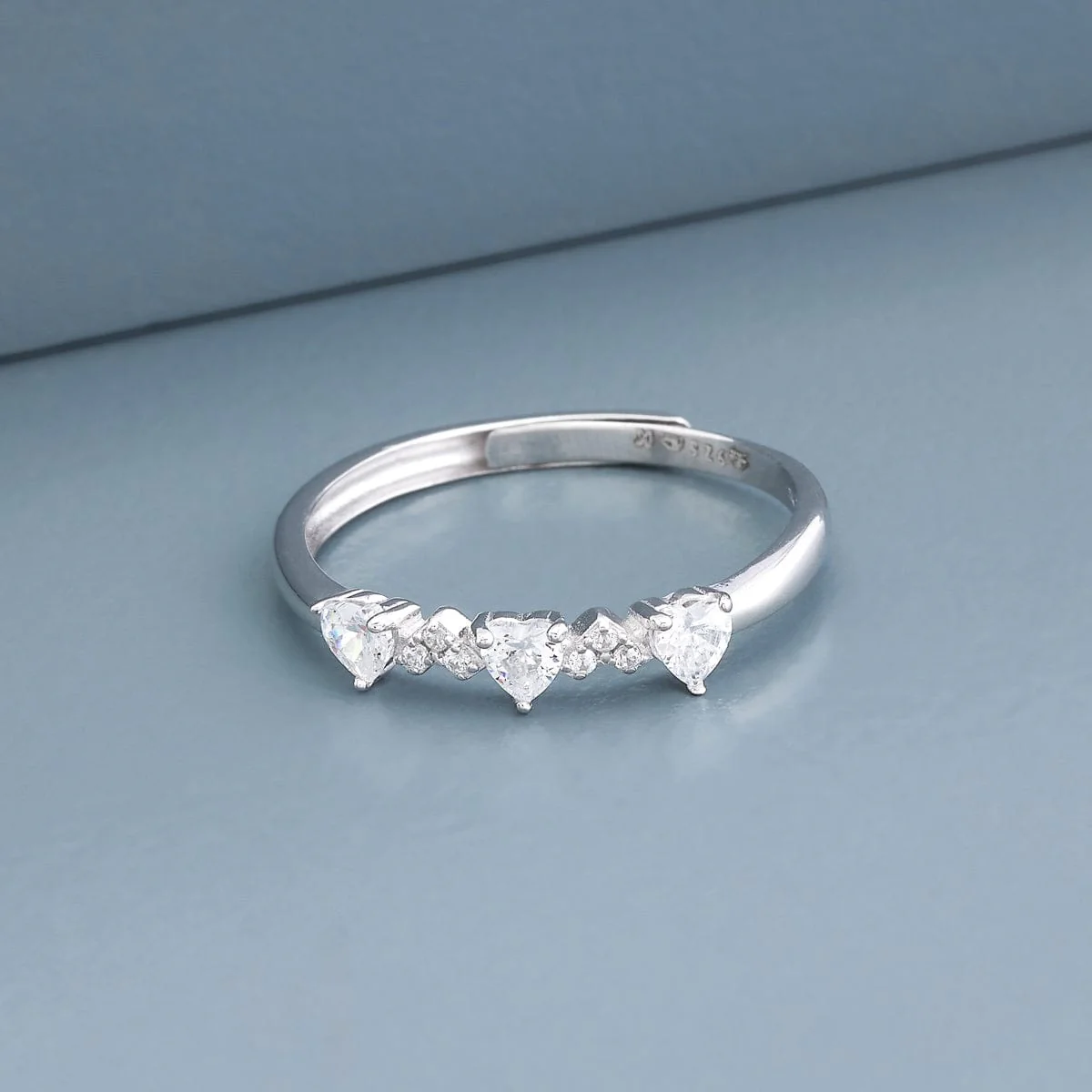 92.5 Silver Finger Ring 191243 - Image 7
