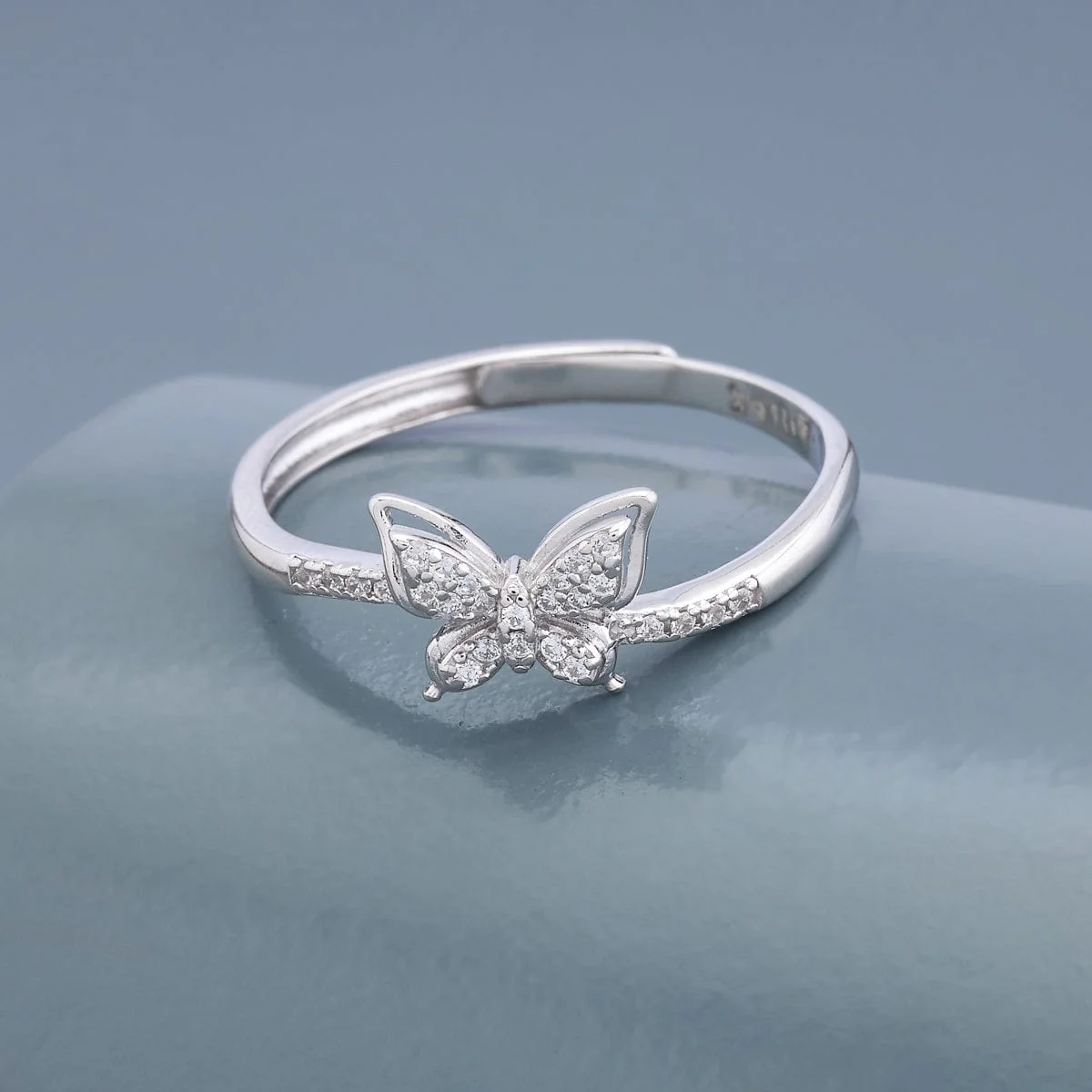 92.5 Silver Finger Ring 191246 - Image 6