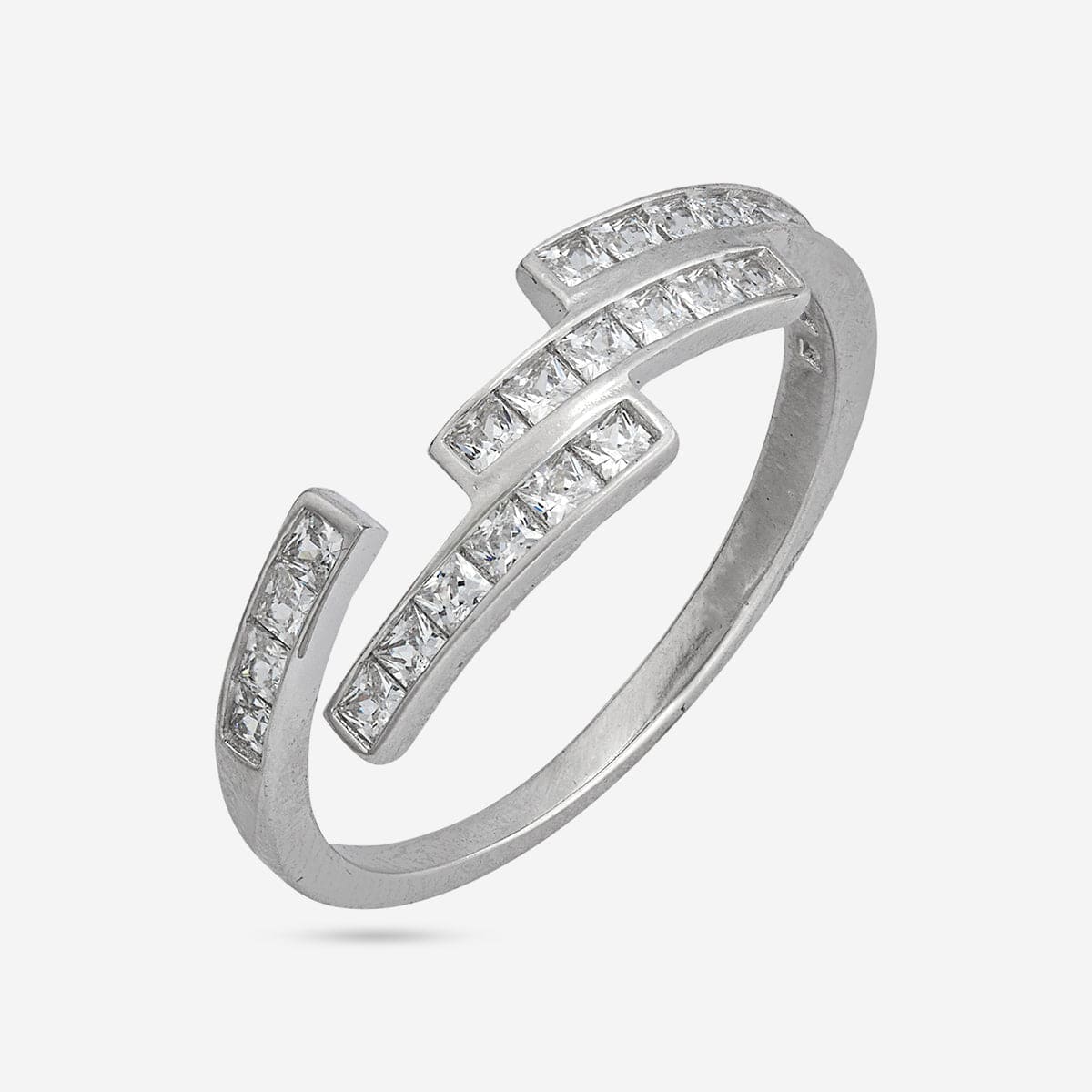 92.5 Silver Finger Ring 191247 - Image 6