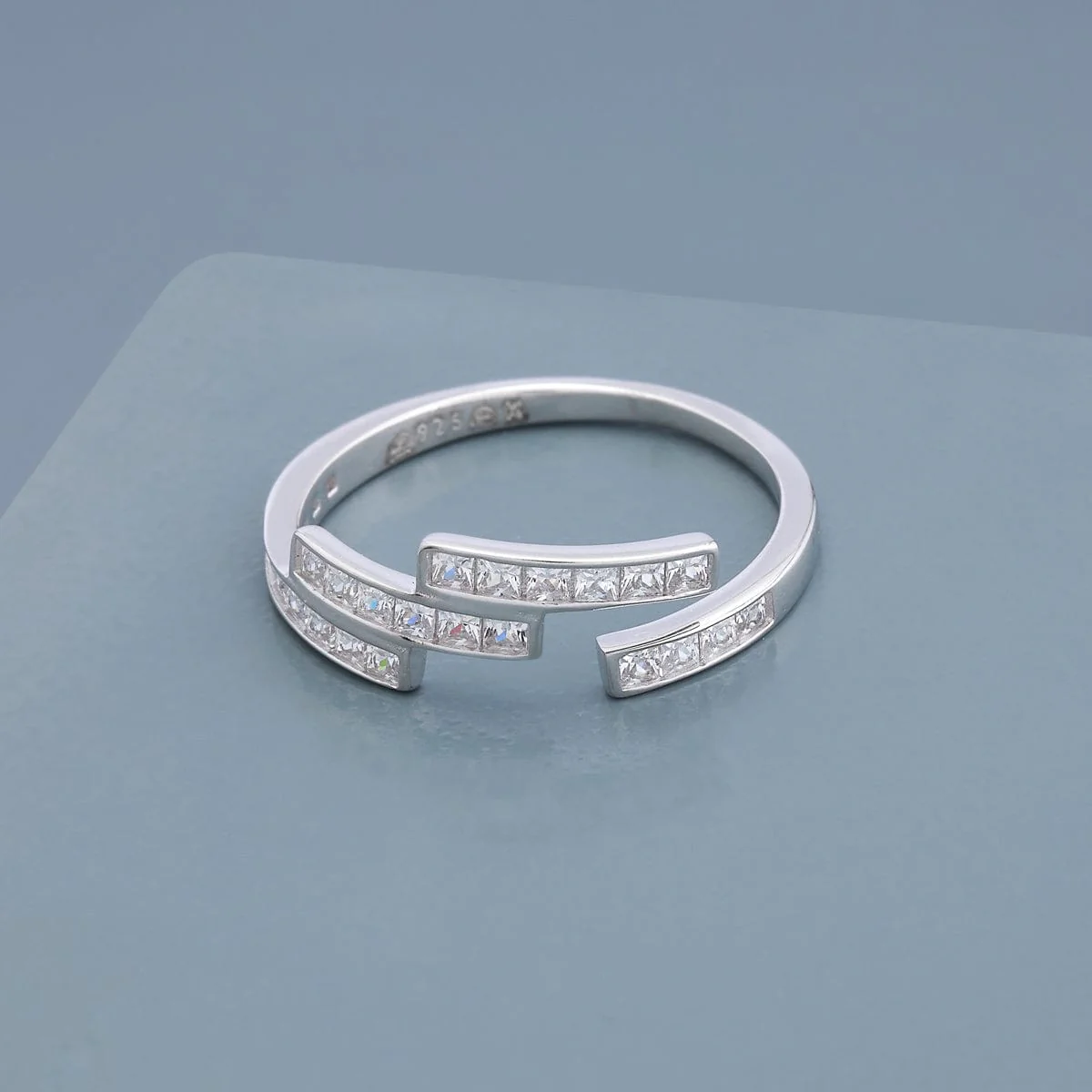 92.5 Silver Finger Ring 191247 - Image 7