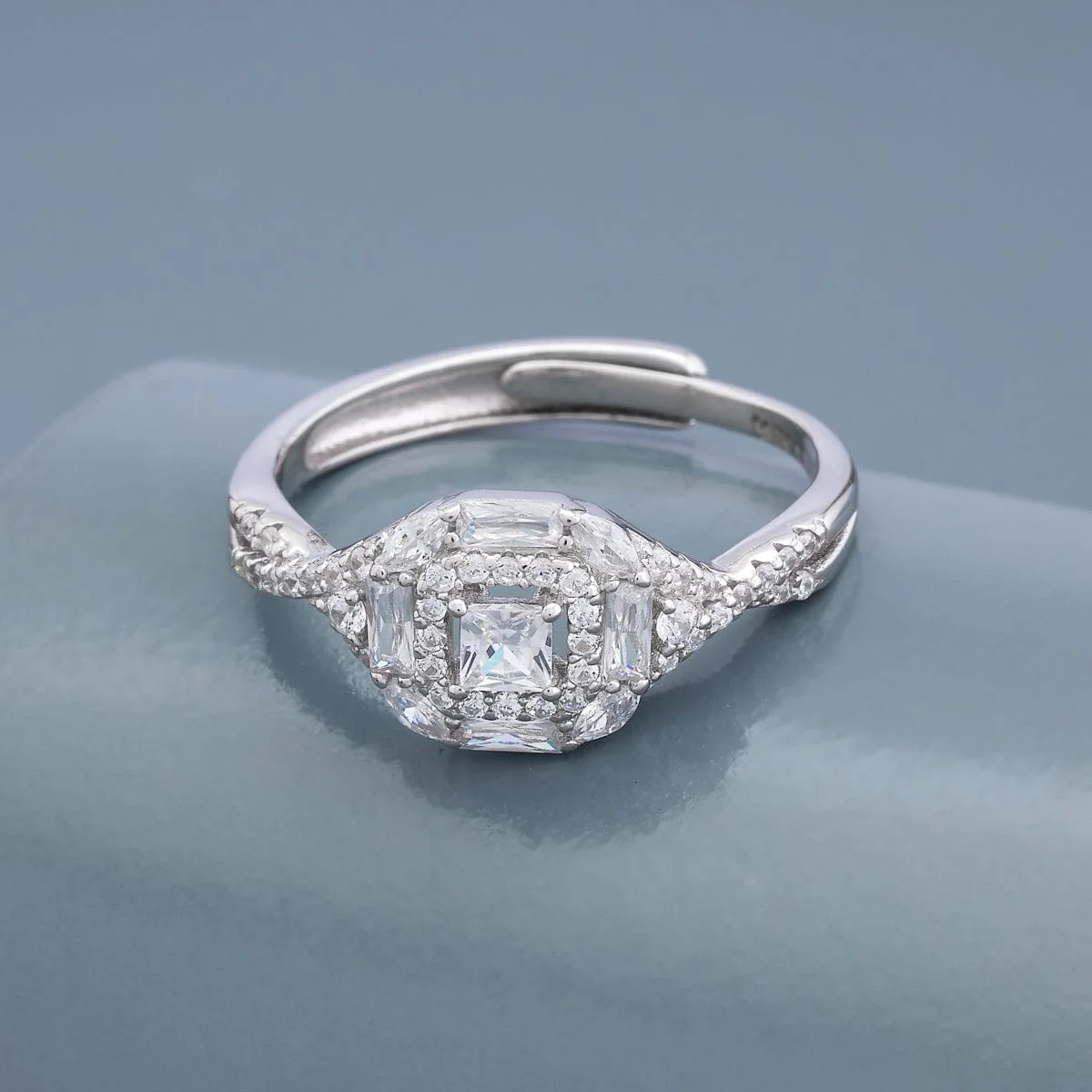 92.5 Silver Finger Ring 191250 - Image 7