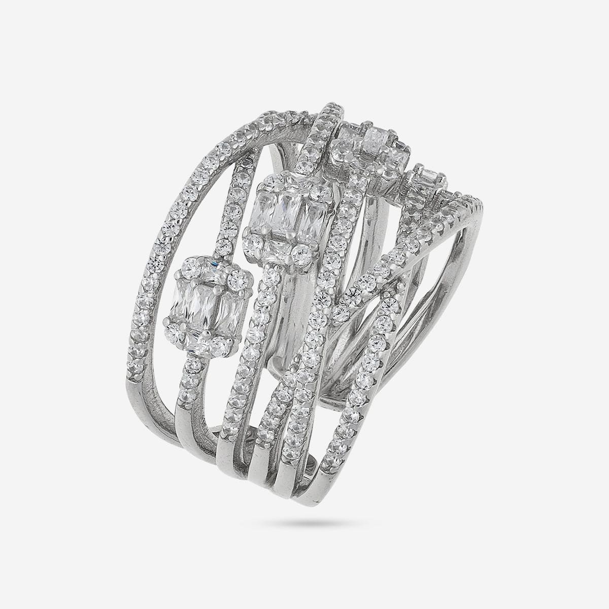92.5 Silver Finger Ring 191251 - Image 6