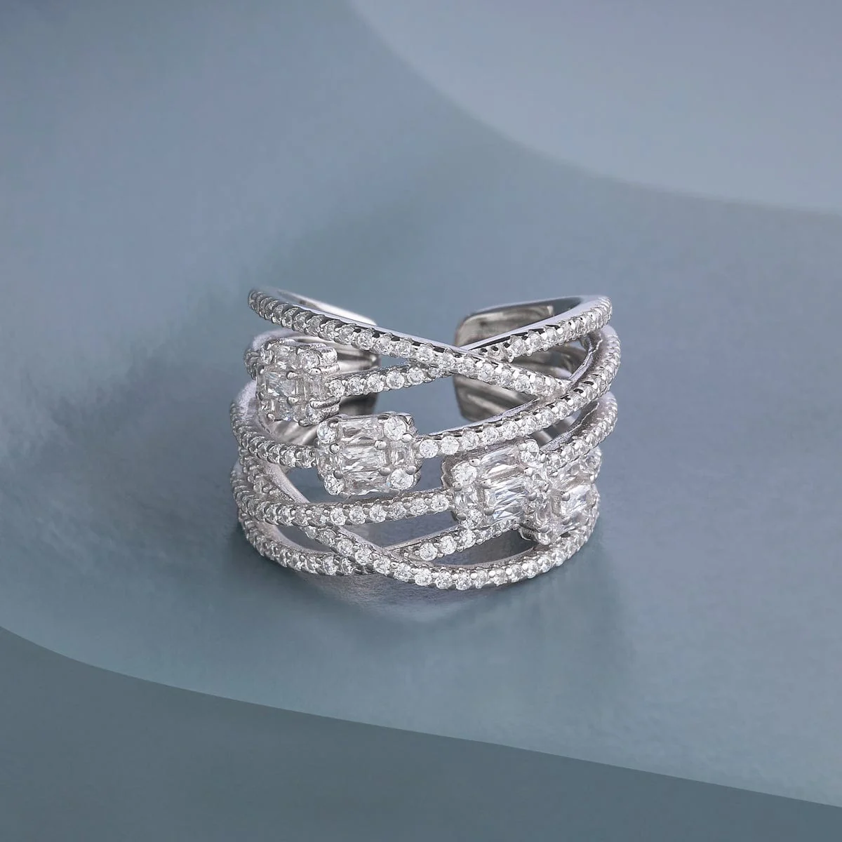 92.5 Silver Finger Ring 191251 - Image 7