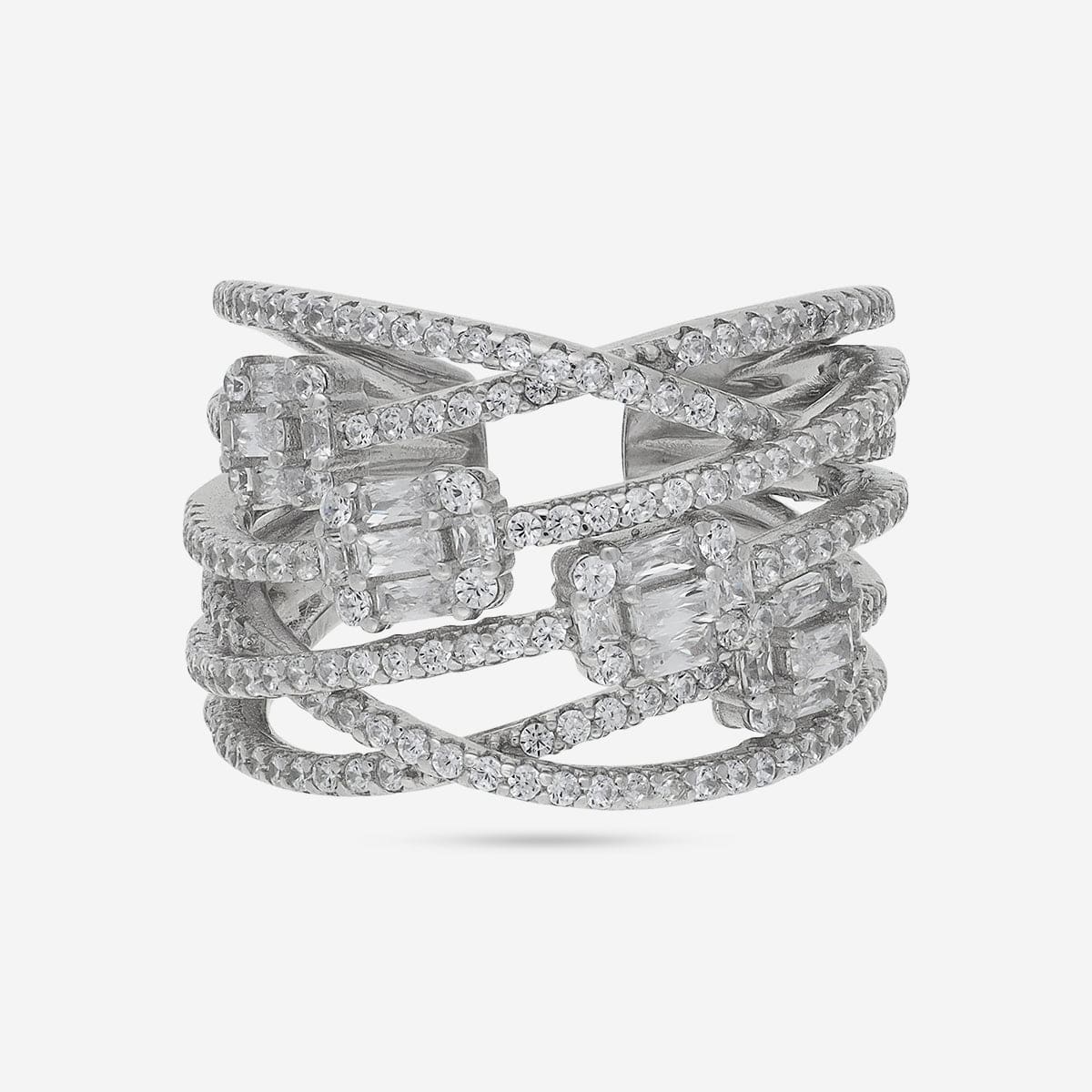 92.5 Silver Finger Ring 191251 - Image 8