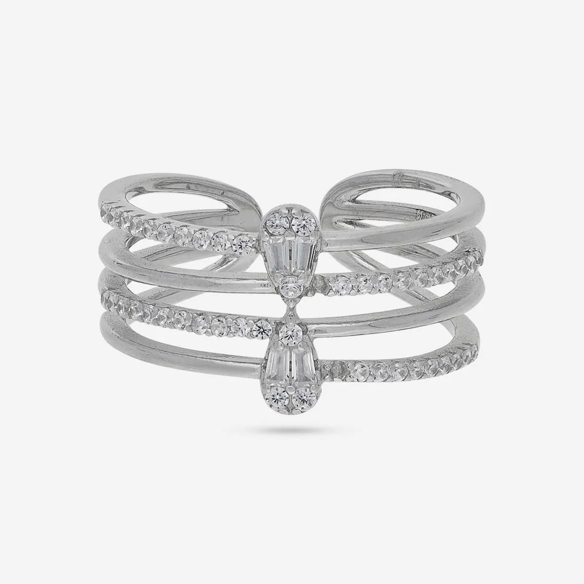 92.5 Silver Finger Ring 191252 - Image 8