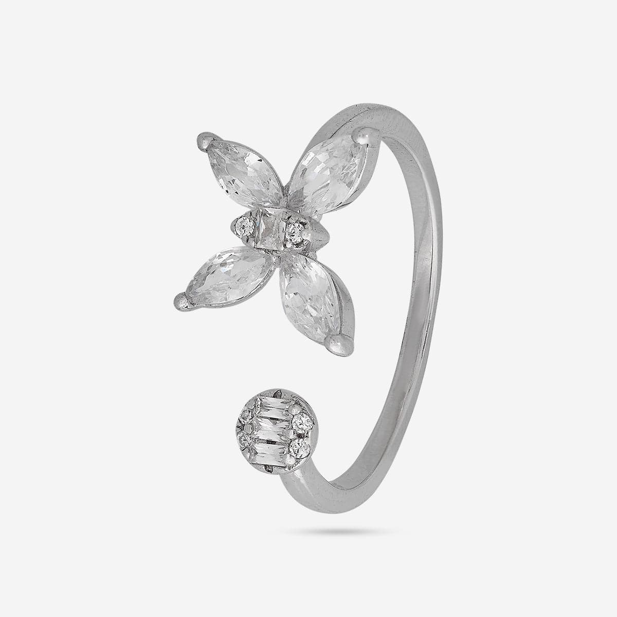 92.5 Silver Finger Ring 191257 - Image 5