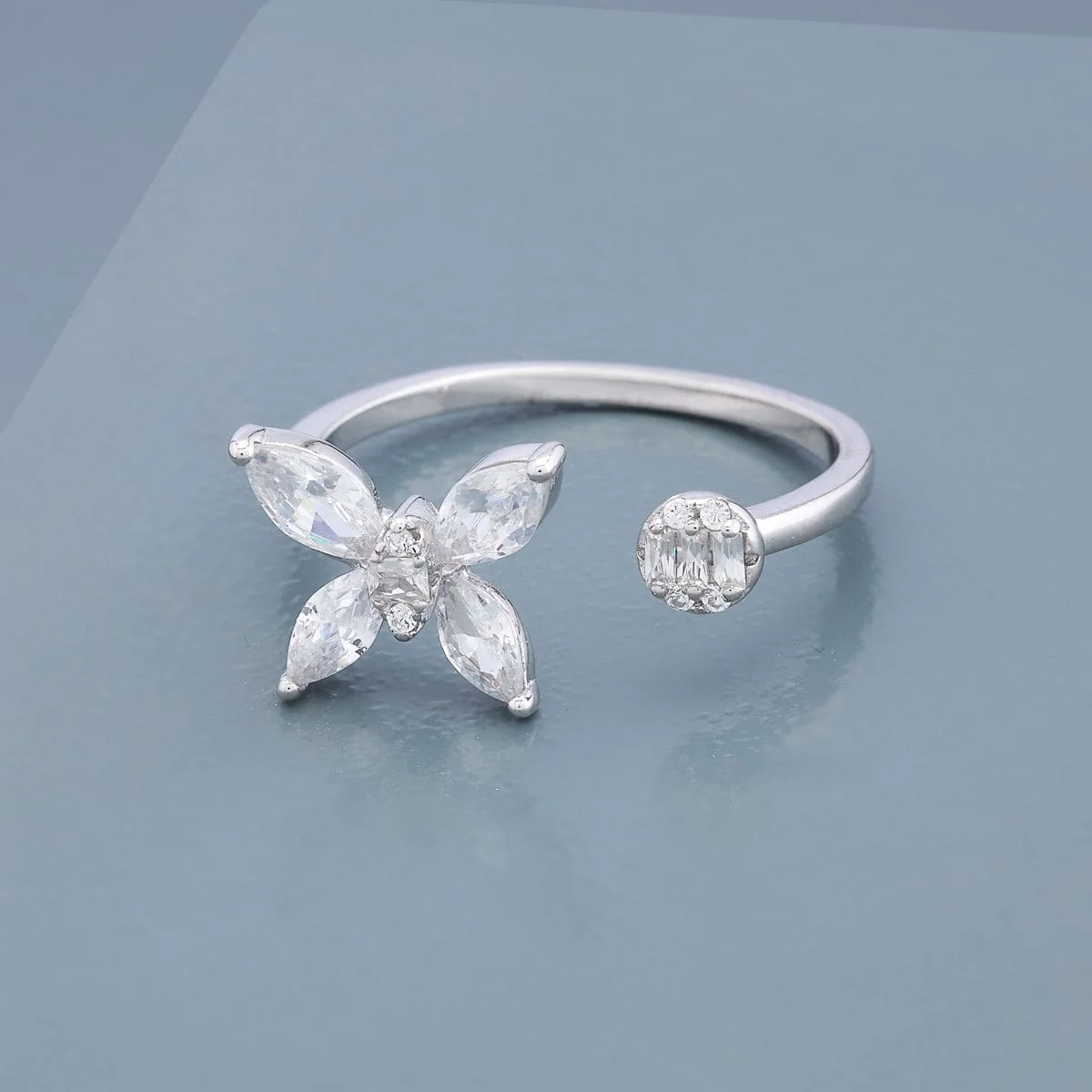 92.5 Silver Finger Ring 191257 - Image 6