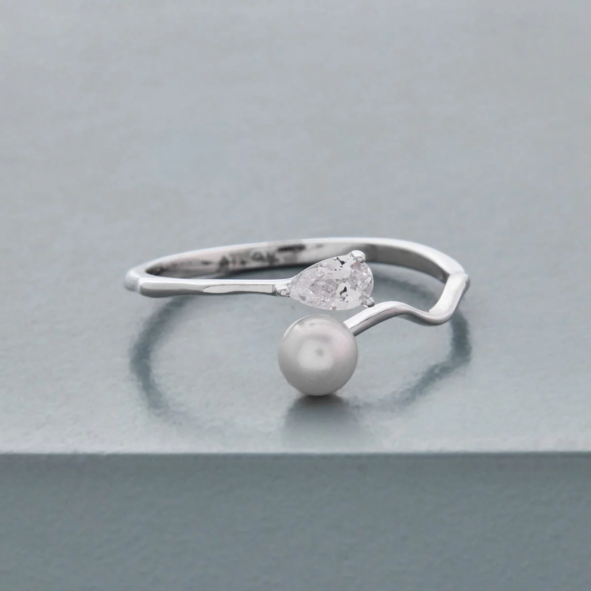 92.5 Silver Finger Ring 194122 - Image 7