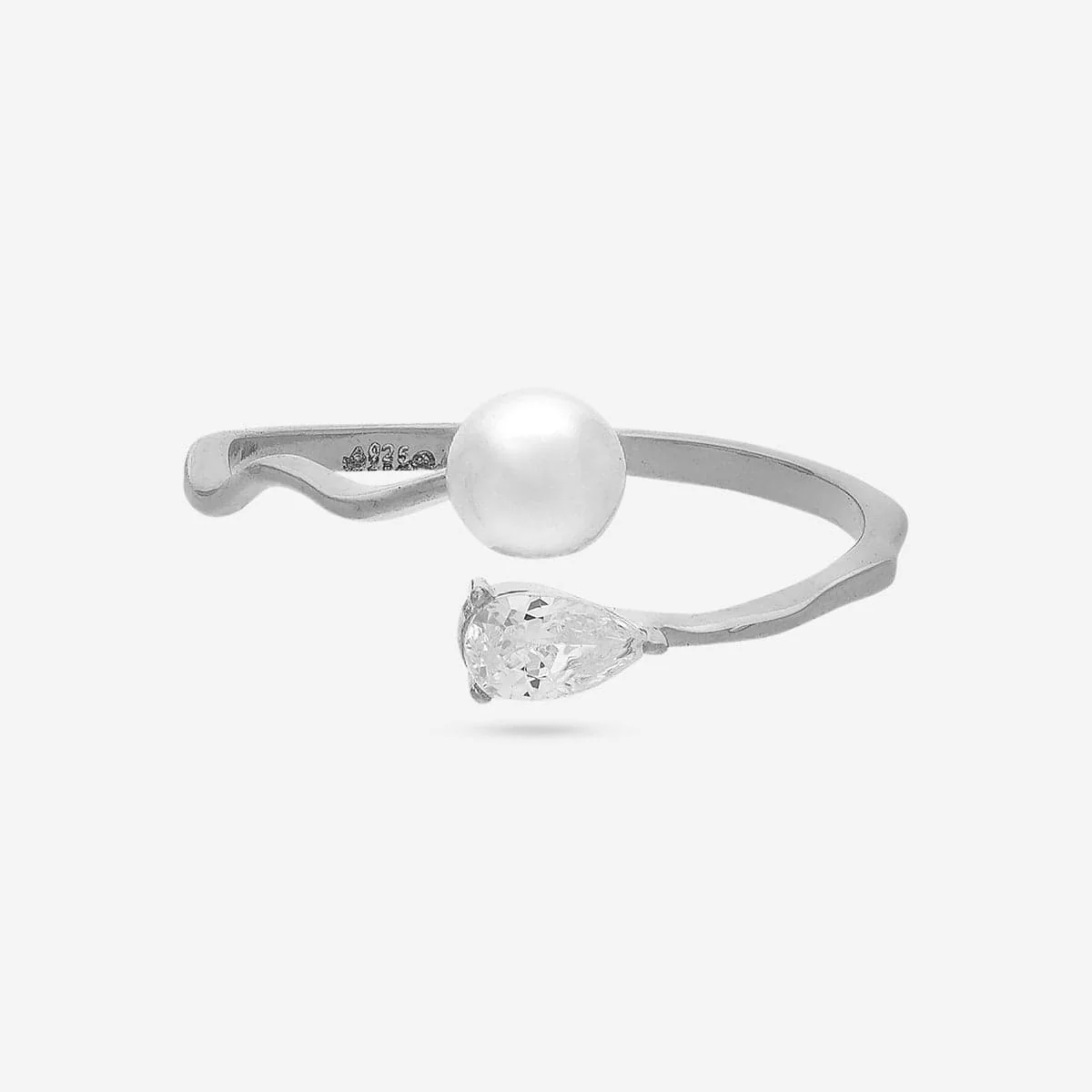92.5 Silver Finger Ring 194122 - Image 8
